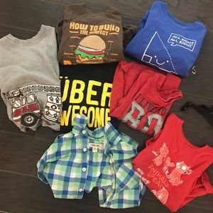 Bundle of 7 boys 5t shirts